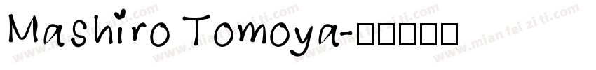 Mashiro Tomoya字体转换